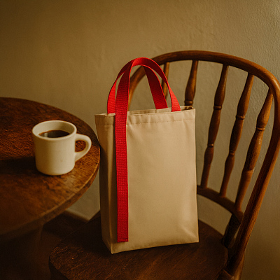 Шоппер Superbag Pack (M) (неокрашенный с красным)