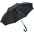 Зонт-трость с цветными спицами Color Style, бирюзовый - Фото 1