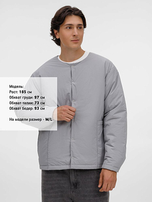 Куртка унисекс Veter, серая