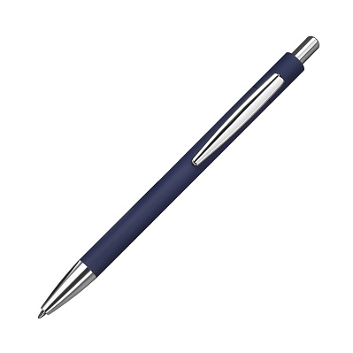 Шариковая ручка Smart с чипом передачи информации NFC, черная (Синий)