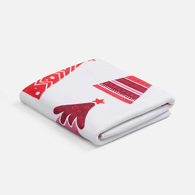 Флисовый плед Imaginario, красный