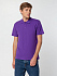 Рубашка поло мужская Summer 170, темно-фиолетовая - Фото 5