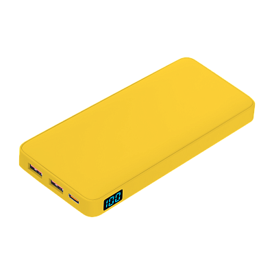 Внешний аккумулятор с подсветкой Ancor PD Plus 10000 mAh  (Желтый)