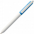 Ручка шариковая Hint Special, белая с голубым - Фото 3