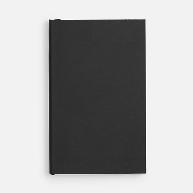 Ежедневник Flat Mini, недатированный, иссиня-черный (Чёрный)