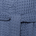 Халат вафельный мужской Boho Kimono, синий - Фото 4