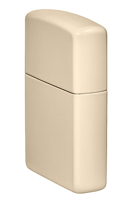 Зажигалка ZIPPO Classic с покрытием Flat Sand, латунь/сталь, бежевая, глянцевая, 38x13x57 мм