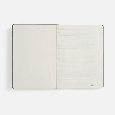 Ежедневник Urban Hard, недатированный, серый