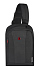 Рюкзак WENGER с одним плечевым ремнём, чёрный, полиэстер, 7x36x23 см - Фото 1