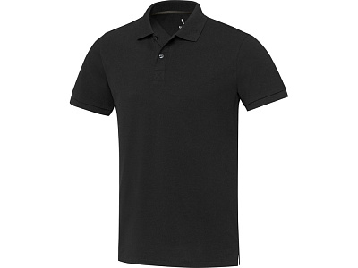 Рубашка поло Emerald, унисекс (Чёрный)
