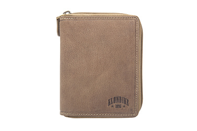 Бумажник KLONDIKE «Dylan», натуральная кожа в коричневом цвете, 10,5 х 13,5 см (Коричневый)