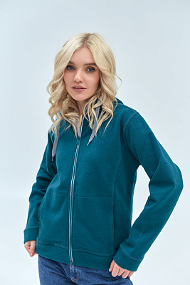 Толстовка женская STAN с капюшоном на молнии сэндвич 320, 19