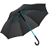 Зонт-трость с цветными спицами Color Style, бирюзовый - Фото 2