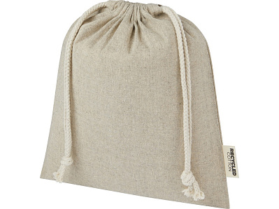 Средняя подарочная сумка Pheebs из переработанного хлопка 1,5 л (Натуральный)