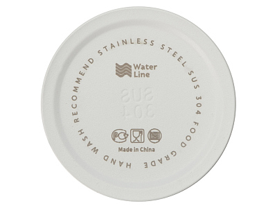 Бутылка для воды из стали Supply, 850 мл