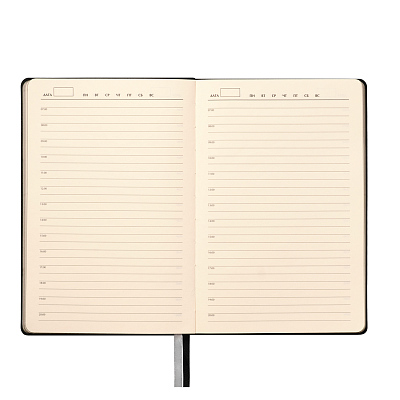 Ежедневник Твид (Tweed) недатированный, черный