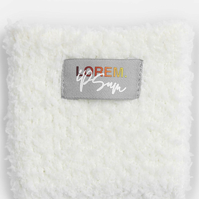 Лейбл тканевый Epsilon, XXS, серый