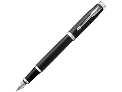 Перьевая ручка Parker IM, F (Черный, серебристый)