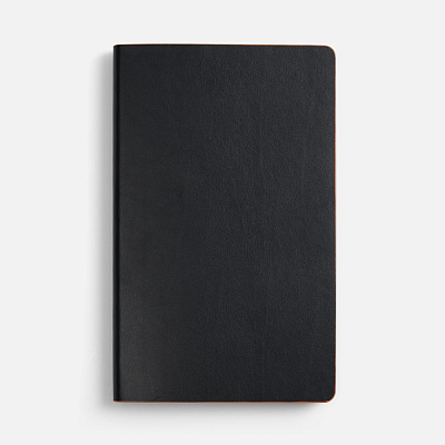 Ежедневник Trait, недатированный, черный с оранжевым