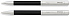 Набор FranklinCovey Greenwich: шариковая ручка и карандаш 0.9мм. Цвет - черный + хромовый. - Фото 1