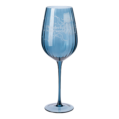 Бокал для вина Toscana, синий