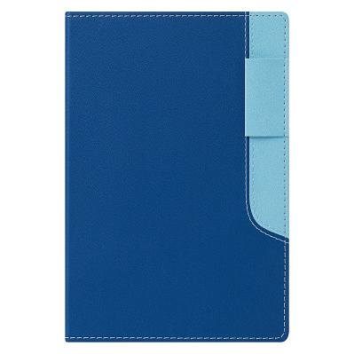 Ежедневник B2Book Medio Wing недатированный, синий (Синий, белый)