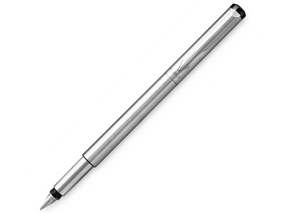 Ручка перьевая Parker Vector, F (Серебристый)