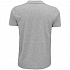 Рубашка поло мужская Planet Men, серый меланж - Фото 2