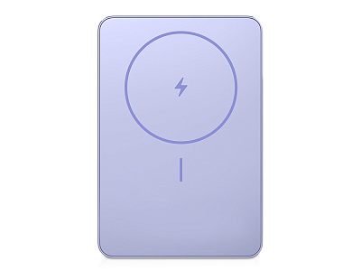 Внешний аккумулятор Xiaomi Super Slim Magnetic Power Bank, 5000 мАч (Фиолетовый)
