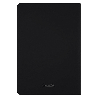 Ежедневник Латте софт-тач (Latte soft touch) недатированный, черный