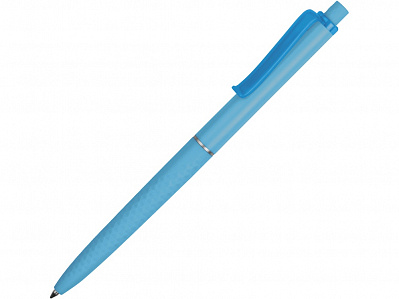 Ручка пластиковая soft-touch шариковая Plane (Голубой)
