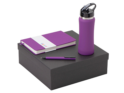 Подарочный набор c блокнотом C2, ручкой и бутылкой