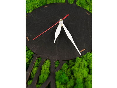 Настенные часы со мхом Римские