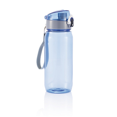 Бутылка для воды Tritan, 600 мл (Синий; серый)