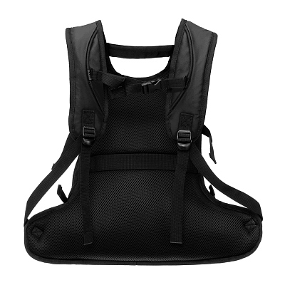 Рюкзак TORBER Mobi, черный, полиэстер 900D с PU покрытием, 45 х 32 х 20 см