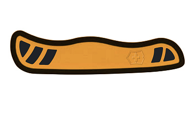 Передняя накладка для ножей VICTORINOX Hunter XS и XT 111 мм нейлоновая оранжево-чёрная