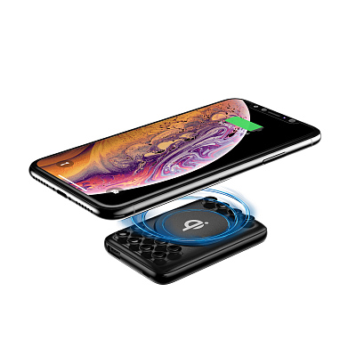 Беспроводное зарядное устройство "CamerON", 5000 mAh, черный