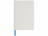 Блокнот А5 Spectrum с белой обложкой и цветной резинкой - Фото 3