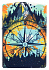 Зажигалка ZIPPO Compass с покрытием Glow In The Dark Green, латунь/сталь, разноцветная, 38x13x57 мм - Фото 2