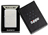 Зажигалка ZIPPO Logo с покрытием Satin Chrome, латунь/сталь, серебристая, матовая, 38x13x57 мм - Фото 6