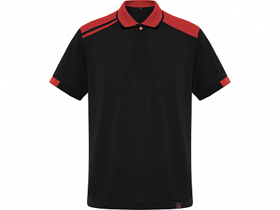 Рубашка поло Samurai, мужская (Черный/красный)