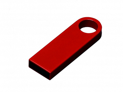 USB 3.0-флешка на 128 Гб с мини чипом и круглым отверстием (Красный)