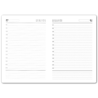 Ежедневник недатированный Bliss,  формат А5, в линейку