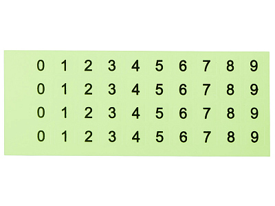 Парковочная визитка Tempark v.2 с люминесцентной подсветкой