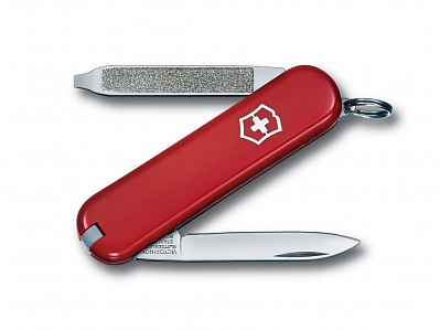 Нож-брелок Escort, 58 мм, 6 функций (Красный)
