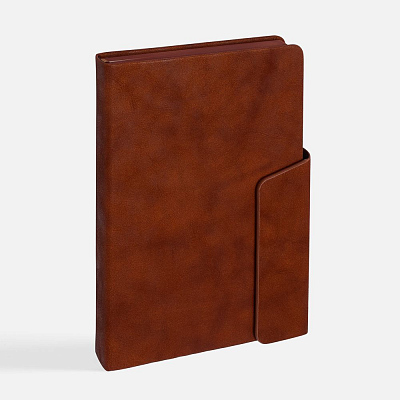Ежедневник Leadmark, недатированный, коричневый