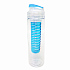 Бутылка для воды "Fruits" 700 мл с емкостью для фруктов, синий/прозрачный - Фото 1