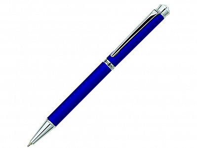 Ручка шариковая Crystal (Синий/серебристый)