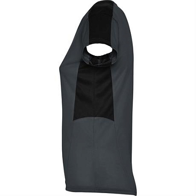 Спортивная футболка SUZUKA женская, ПАЛИСАНДР/ЧЕРНЫЙ 2XL