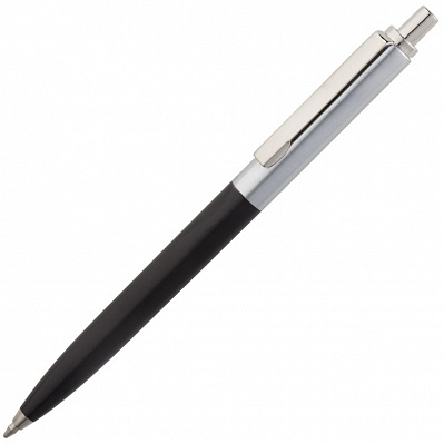 Ручка шариковая Popular, черная (Черный)